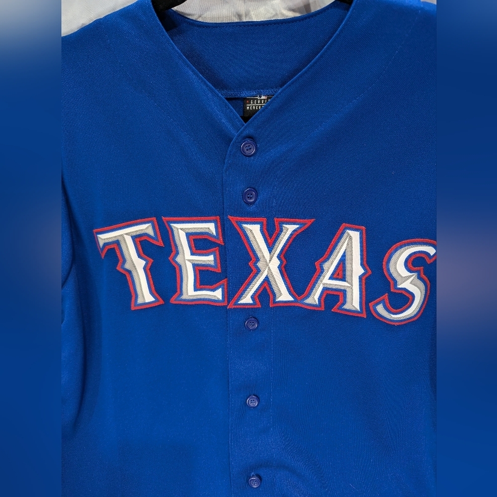 Texas Rangers Medium Joe Nathan 36 Jersey Authentic Baseball Genuine Merchandise